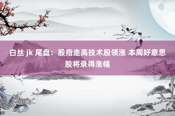 白丝 jk 尾盘：股指走高技术股领涨 本周好意思股将录得涨幅